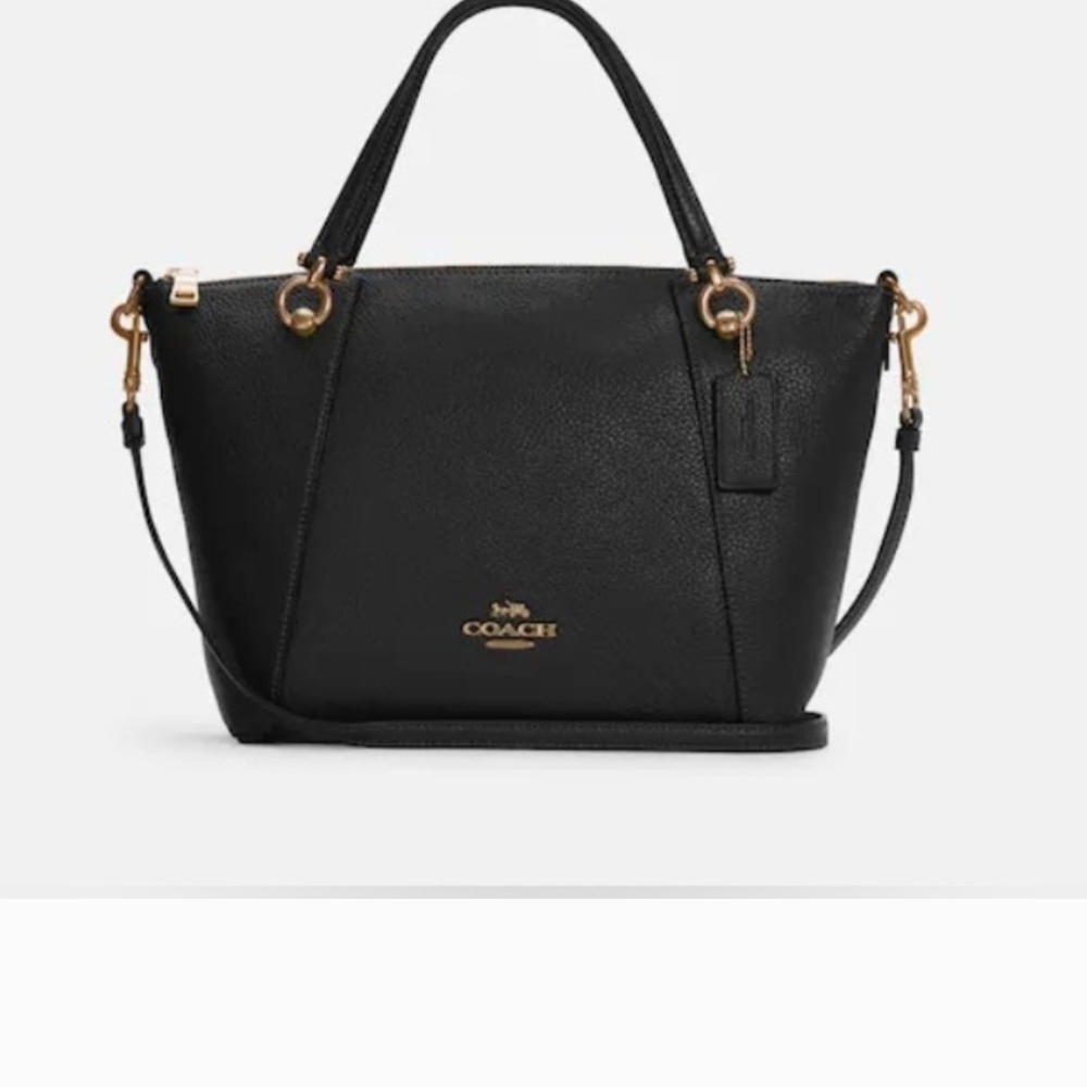 Coach Midnight Blue Leather Crossbody Bag - Picture 2 of 2